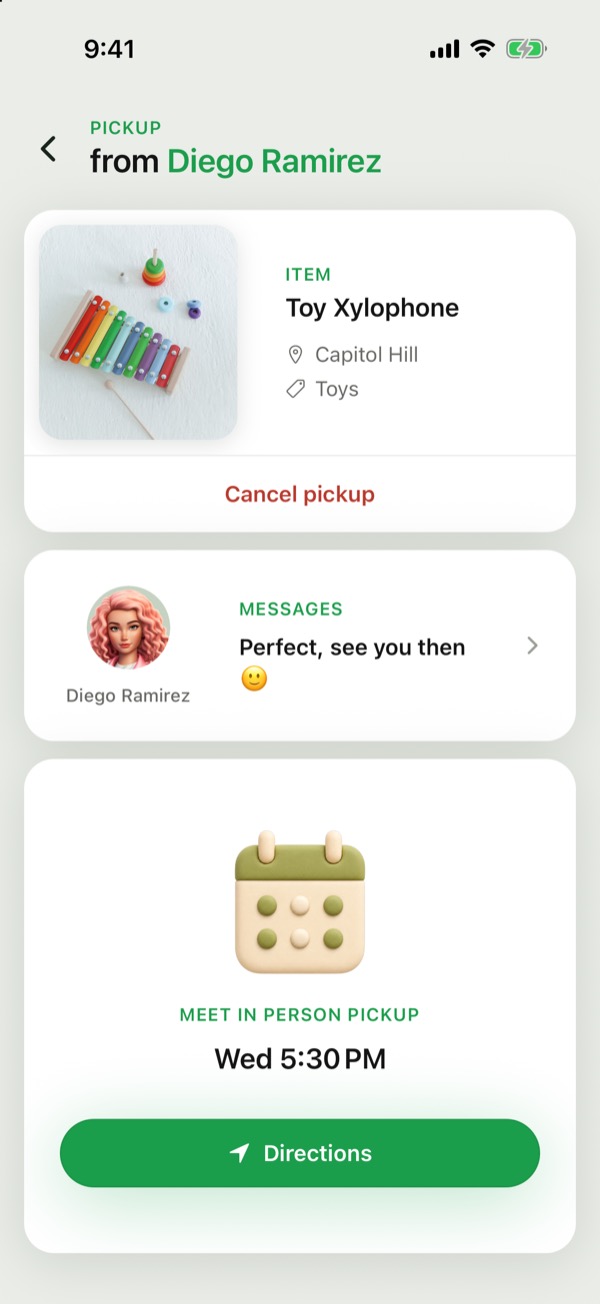 Handoffs: a scheduled pickup