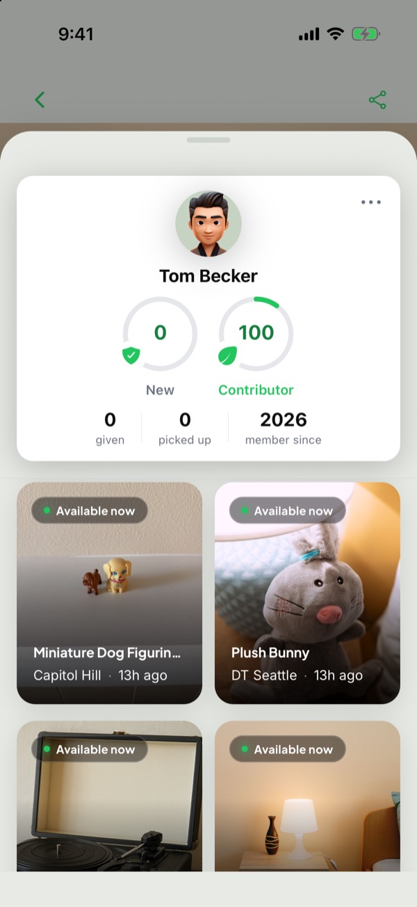 A person's profile