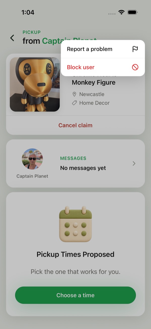 Handoffs: Block user