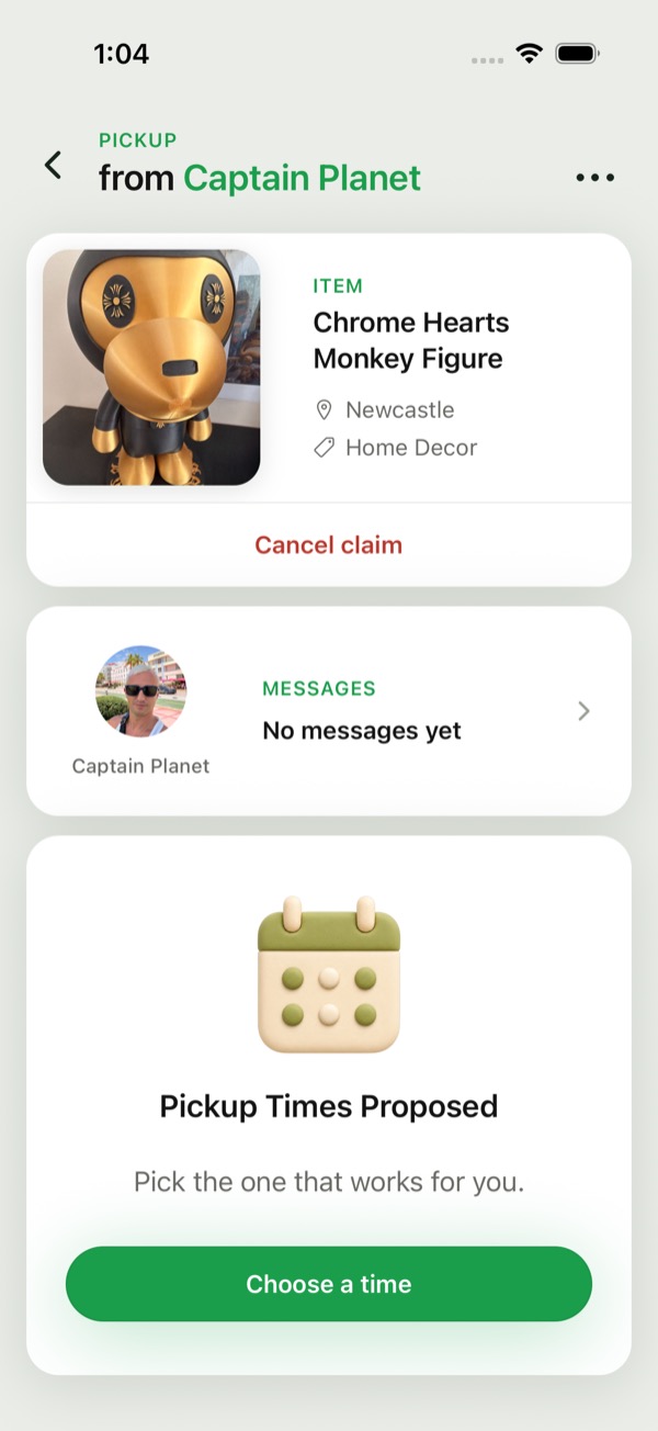 Handoffs: the ••• menu